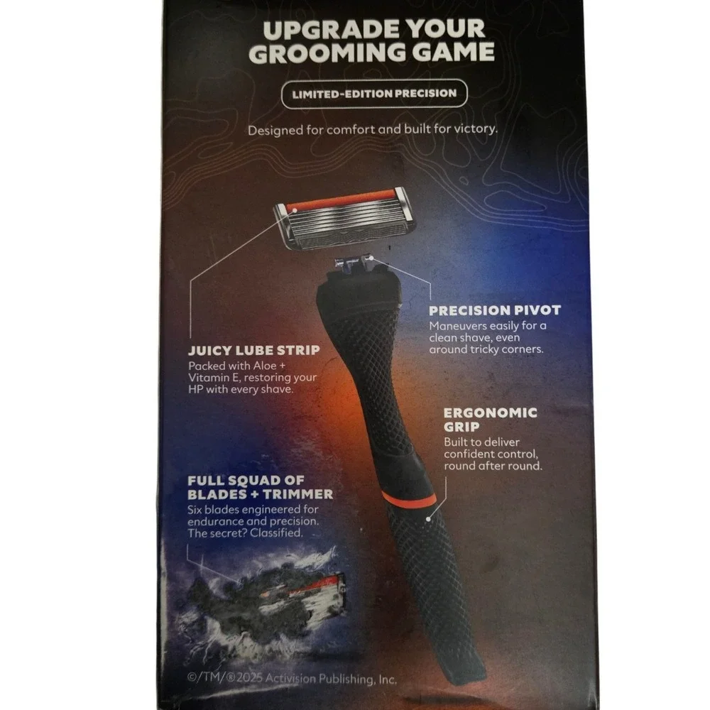 Dollar Shave Club x Call of Duty Warzone Razor Set 6-Blade 2 Cartridges New
